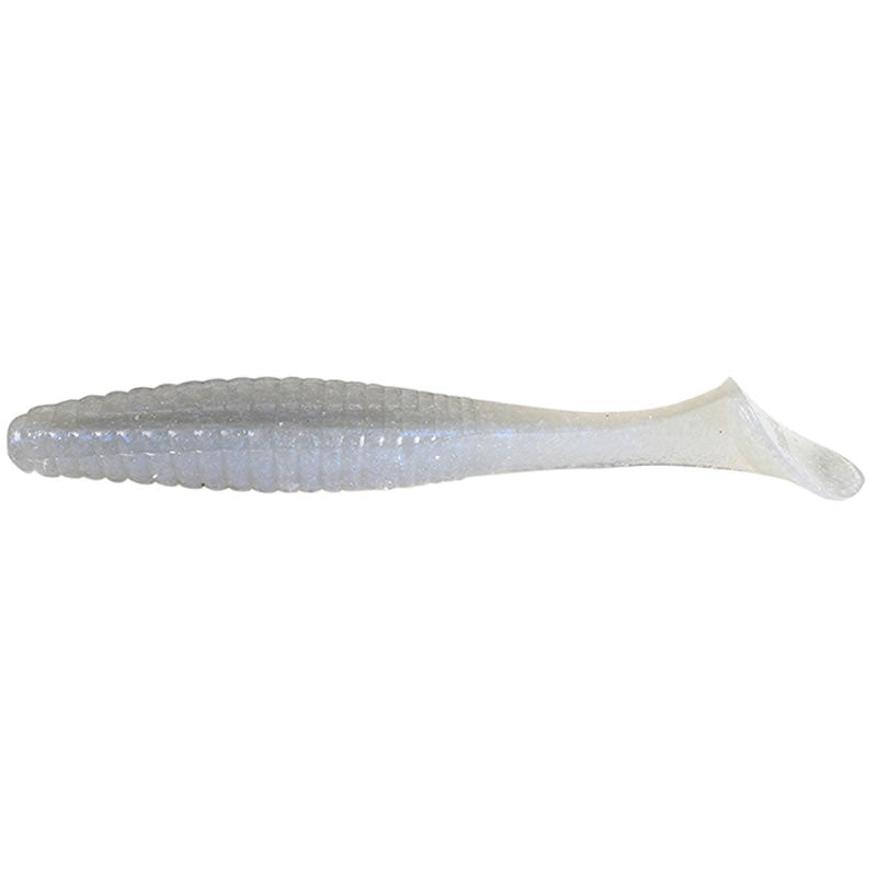 Shad Hide Up Stagger Original 4", 117 Albino White, 10.2cm, 10g, 8buc/pac