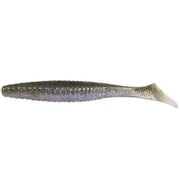 Shad Hide Up Stagger Original 4", 142 Light Green Pumpkin Black Blue Flk, 10.2cm, 10g, 8buc/pac