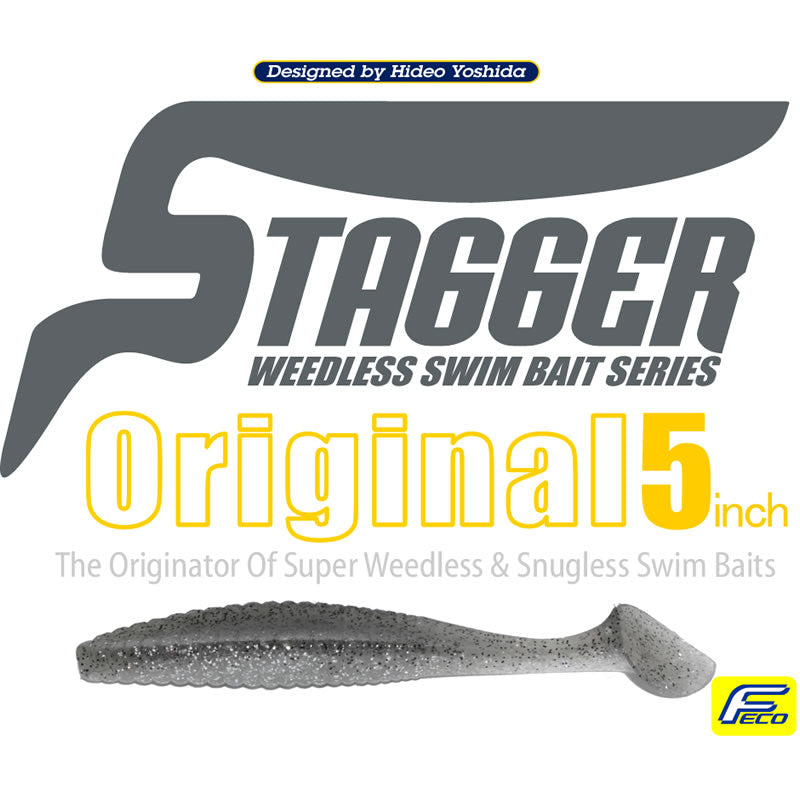 Shad Hide Up Stagger Original 5", 106 Gill, 12.7cm, 14.5g, 6buc/pac