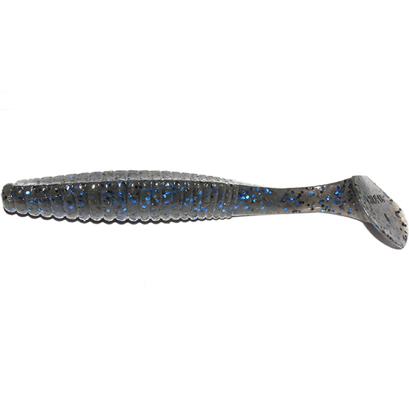 Shad Hide Up Stagger Original 6", 113 Cinnamon Blue Flake, 15.2cm, 5buc/pac