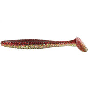 Shad Hide Up Stagger Original Salt 4", SN-08 Akakin, 10.2cm, 10g, 8buc/pac