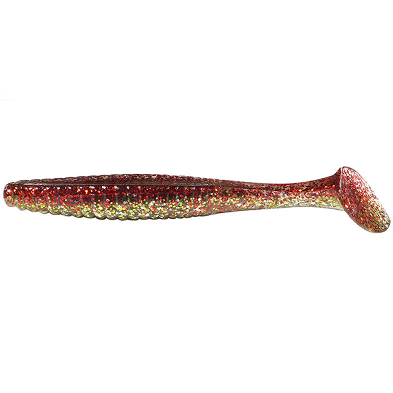 Shad Hide Up Stagger Original Salt 4", SN-08 Akakin, 10.2cm, 10g, 8buc/pac
