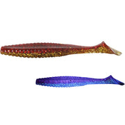 Shad Hide Up Stagger Original Salt 4", SN-14 UV Akakin, 10.2cm, 10g, 8buc/pac