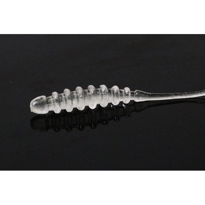 Shad Jackall Tidebeat 3.8cm 10 buc/plic Clear Glow Crush 