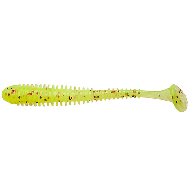 Shad Keitech Swing Impact, Chartreuse Red Flake PAL01, 10cm, 8buc/pac