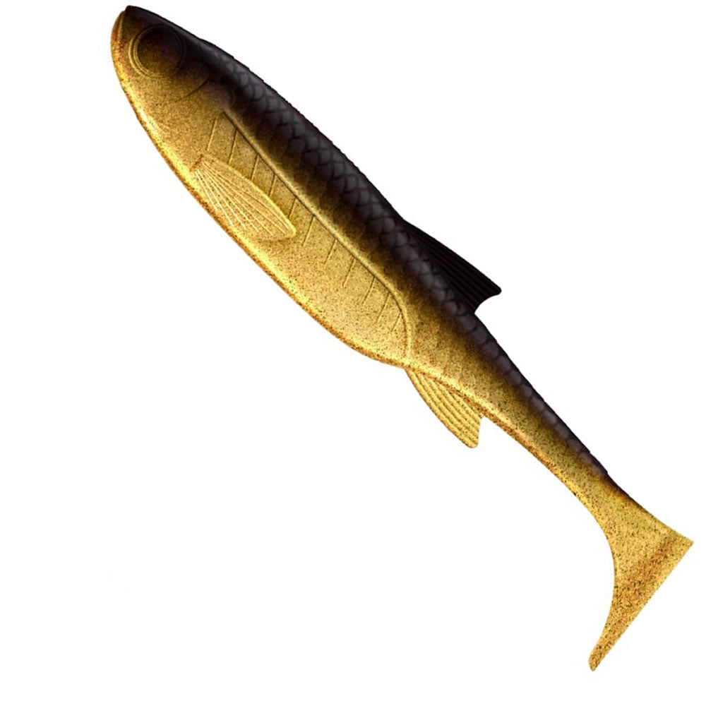 Shad LIBRA LURES Kraken Shad, 10cm, 7.5g, Gold, 6buc/pac