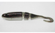 Shad Lake Fork Sickle Tail Baby Shad 5.6cm inch.Black Pearl 15buc/plic