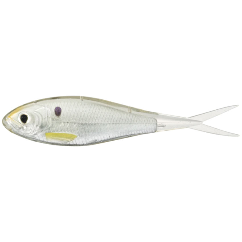 Shad Live Target Skip Shad Soft Jerkbait, Silver / Pearl, 9cm, 4buc/pac