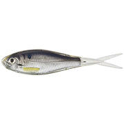 Shad Live Target Skip Shad Soft Jerkbait, Silver / Smoke, 9cm, 4buc/pac