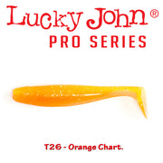 Shad Lucky John Minnow Orange Chart 5.6cm 10buc/plic