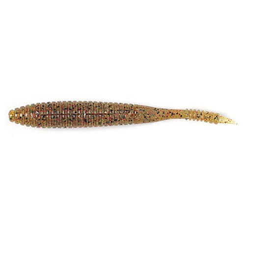 Shad Lucky John Pro Series S-Shad 2.8inch 7.1cm PA03 Green Pumpkin 7 buc/plic