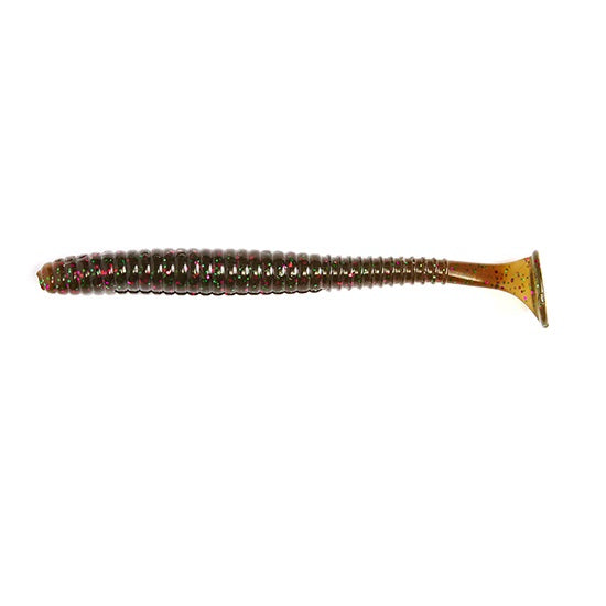 Shad Lucky John Pro Series S-Shad Tail 2.8inch 7.1cm S21 All Star Flakes  7 buc/plic