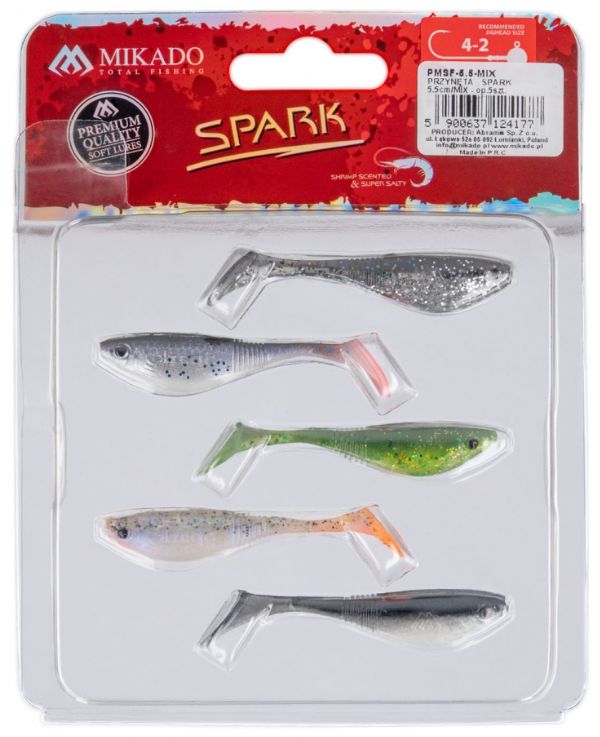 Shad MIKADO Spark Mix 5buc/pac