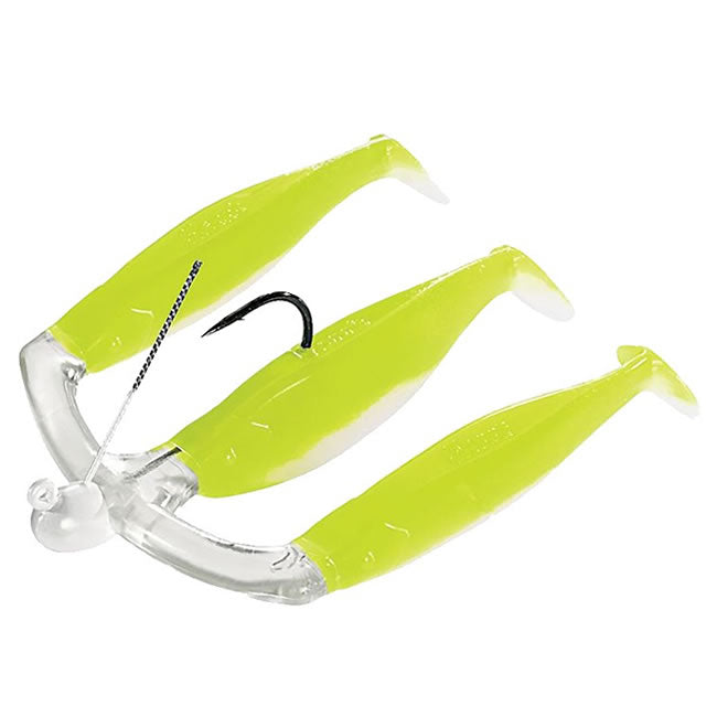 Shad Mann's Three-For-All Pearl-Chartreuse 10cm
