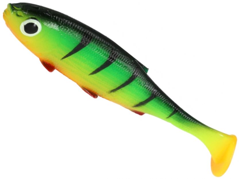Shad Mikado Real Fish, Culoare Firetiger, 7cm, 7buc/pac