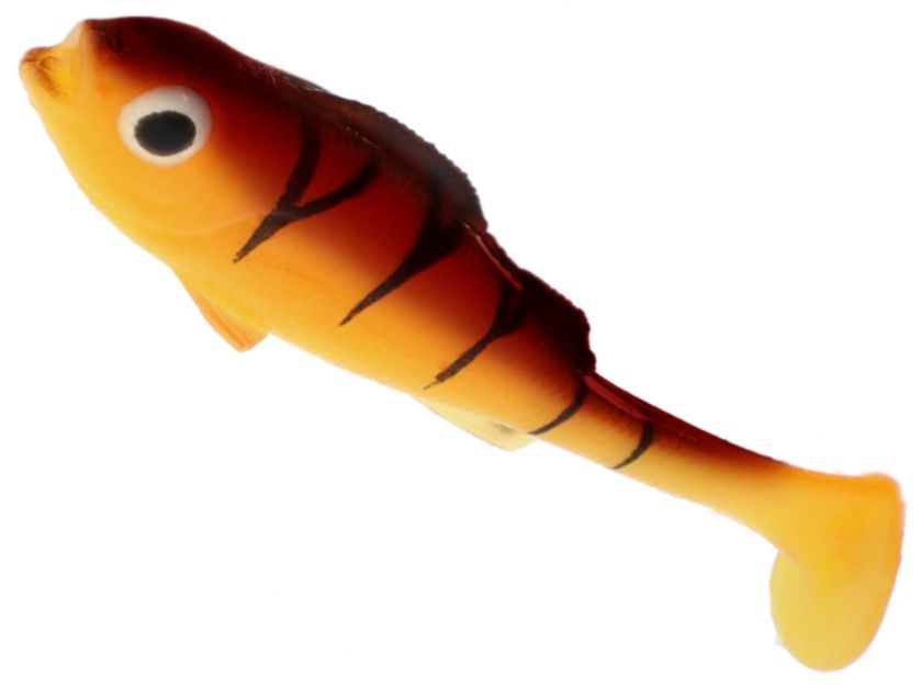 Shad Mikado Real Fish, Culoare Golden Perch, 6.5cm, 6buc/pac
