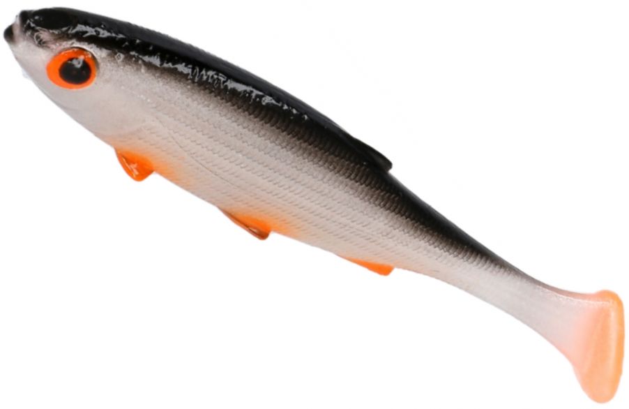 Shad Mikado Real Fish, Culoare Orange Roach, 8.5cm, 5buc/pac