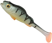 Shad Mikado Real Fish, Culoare Perch, 9.5cm, 4buc/pac