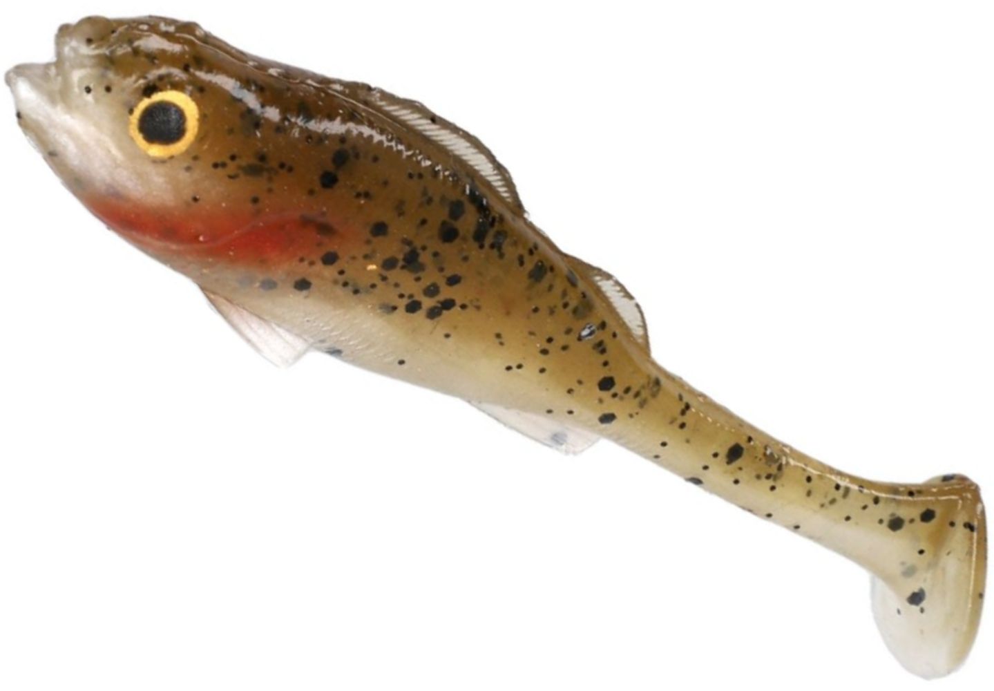 Shad Mikado Real Fish, Culoare Ruffe, 9.5cm, 4buc/pac