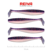 Shad REIVA Flat Minnow, Purple Pearl, 10cm, 7.11g, 4buc/pac