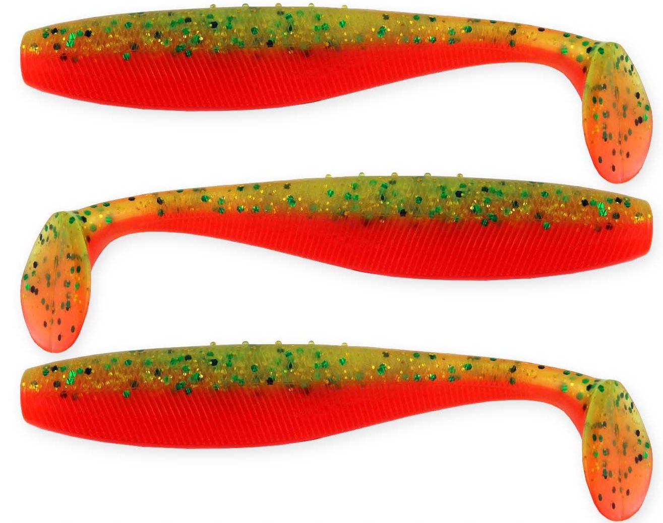 Shad REIVA Minnow, Crazy Tomatto, 12.5cm, 3buc/pac