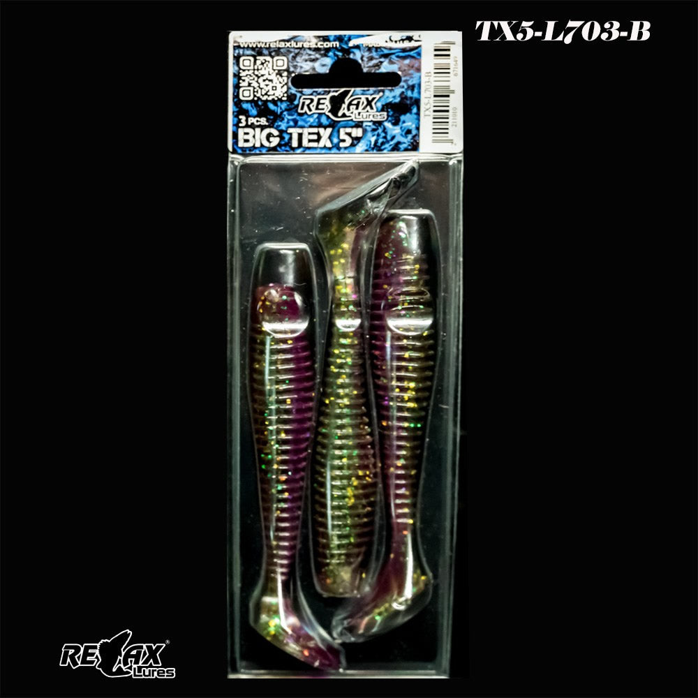 Shad RELAX Texas Laminat, L703, 12,5cm, 3buc/blister