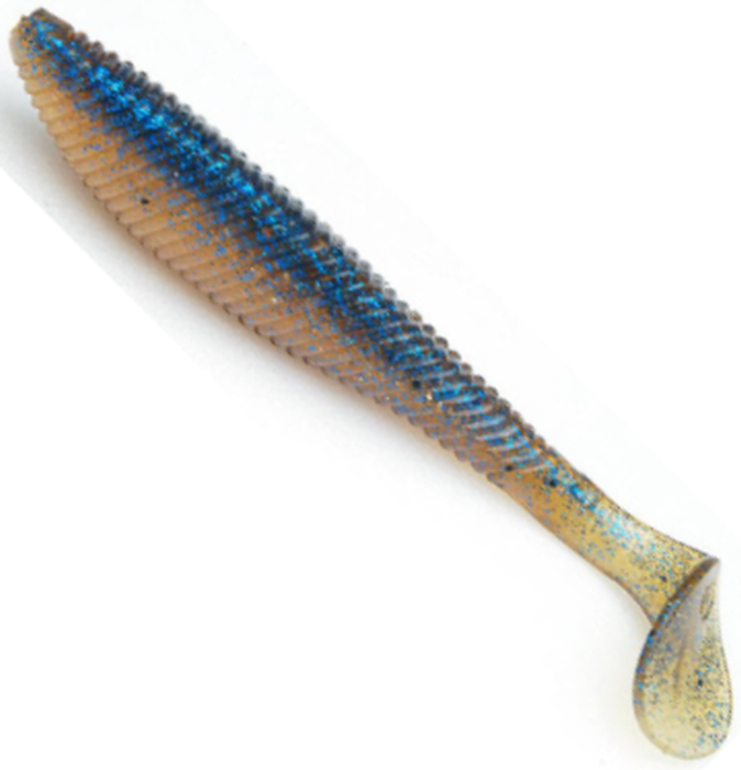 Shad Raid Fullswing, 042 Dark Cinnamon Shad, 8.9cm, 7buc/pac