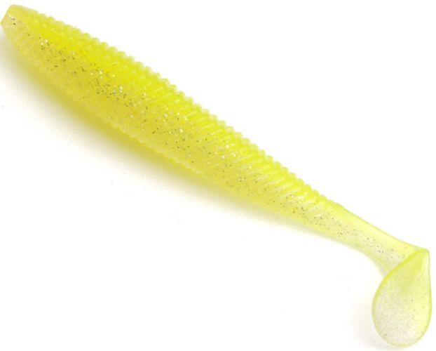 Shad Raid Fullswing, 053 White Chart, 10cm, 6buc/pac