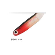 Shad Rapture Mini Minnow Shad Tail 4.5cm 6buc/plic Hot Silver