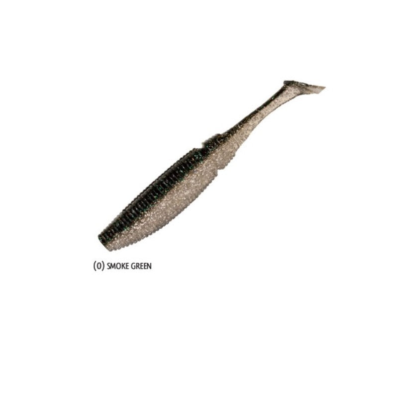 Shad Rapture Power Shad Dual 10cm 8buc/plic Smoke Green