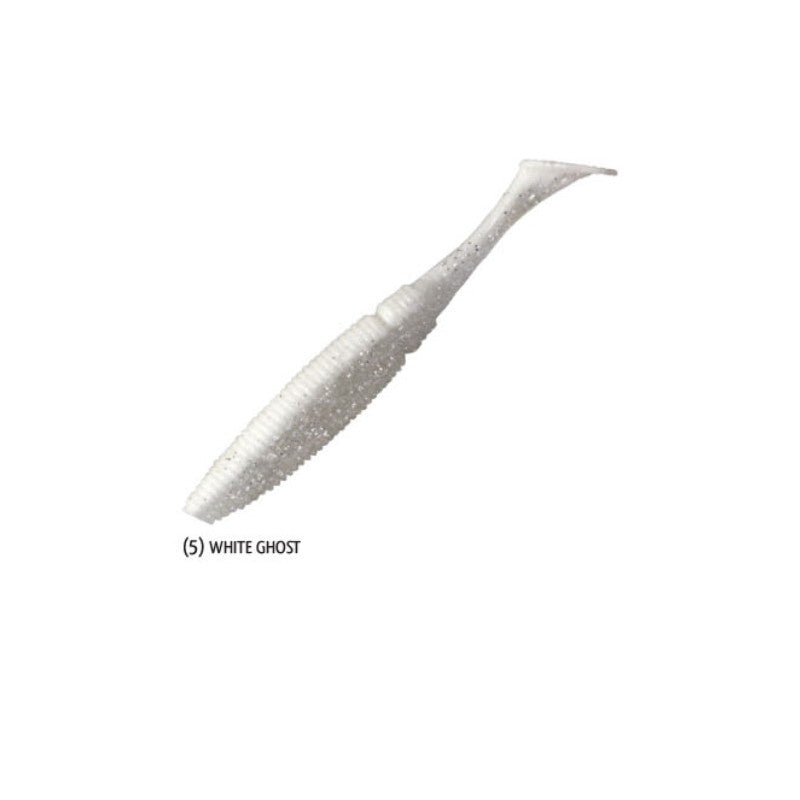 Shad Rapture Power Shad Dual 7.5cm White Ghost 15buc/plic