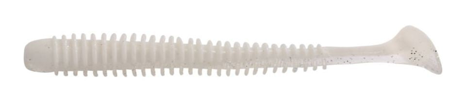 Shad Rapture Ribbed Slim Shady 8.75cm 10buc/plic White Ghost