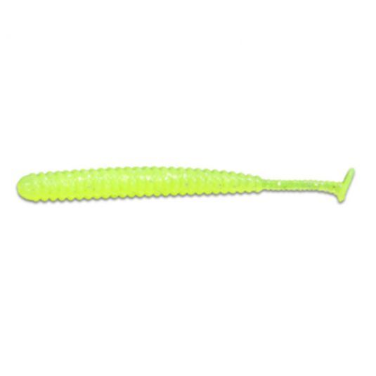  Shad Reins Aji Adder 5cm, culoare Chartreuse Silver 12buc/plic