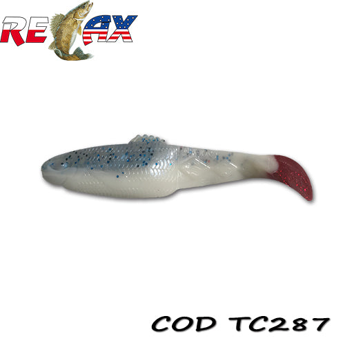 Shad Relax Diamond TriColour TC287 12.5cm 5buc/plic 