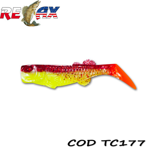Shad Relax Kalifornia TriColour TC177 7.5cm 10buc/plic 