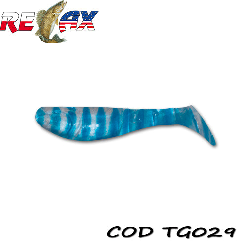 Shad Relax Kopyto 3 inch Tiger, 7.5cm  RKBLS3-TG029 10 buc/plic