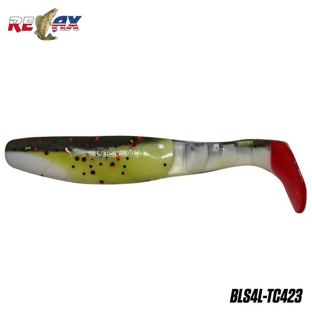 Shad Relax Kopyto 4L TriColor 423 10cm 14g 4buc/plic