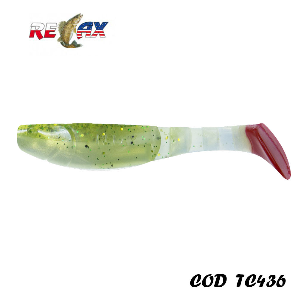 Shad Relax Kopyto 4L TriColor 436 10cm 14g 4buc/plic