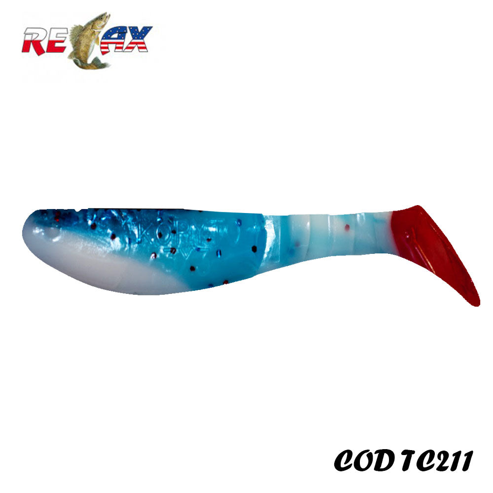 Shad Relax Kopyto Tricolor 7.5cm 211 5buc/plic