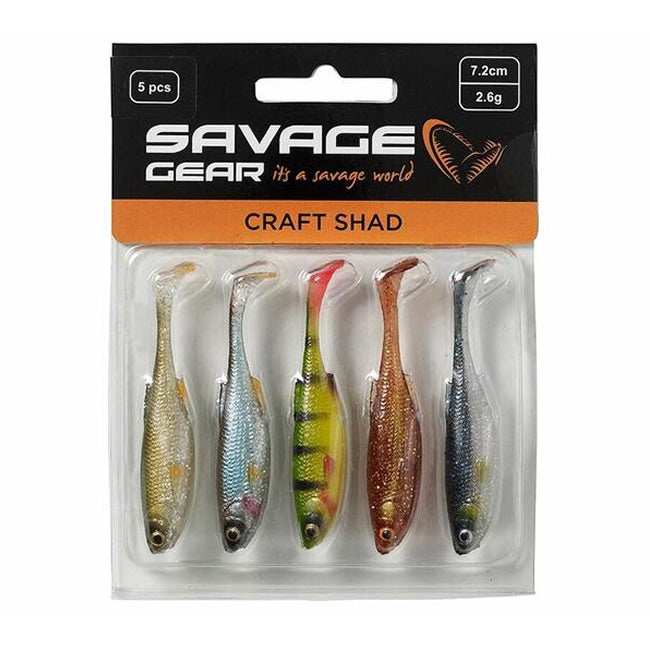 Shad SAVAGE GEAR CRAFT  10CM/6G CLEAR WATER MIX 5BUC/PL