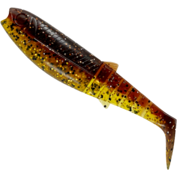 Shad SAVAGE GEAR Cannibal Shad, Motor Oil UV, 12.5cm, 20g,  4buc/pac