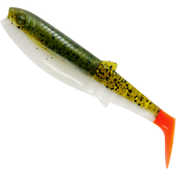 Shad SAVAGE GEAR Cannibal Shad, Olive Hot Orange, 15cm, 33g,  2buc/pac