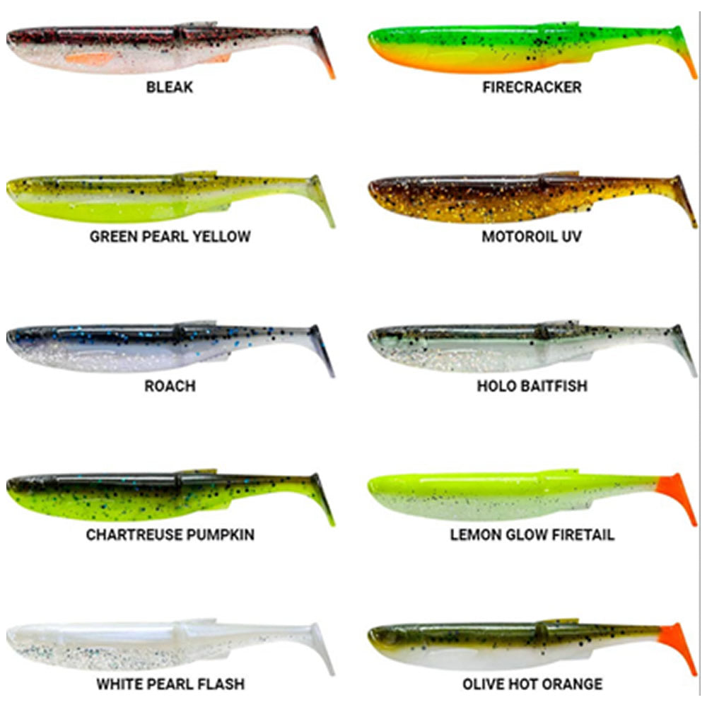 Shad SAVAGE GEAR Craft Bleak, 7cm, 2.5g, Chartreuse Pumpkin, 50buc/pac