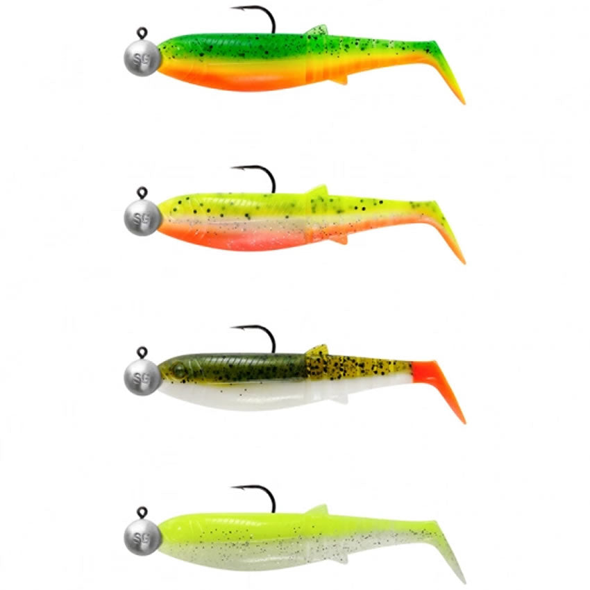 Shad Savage Gear Cannibal, Darkwater Mix, 12.5cm, 20g + 12.5g, Nr.5/0, 4buc/pac