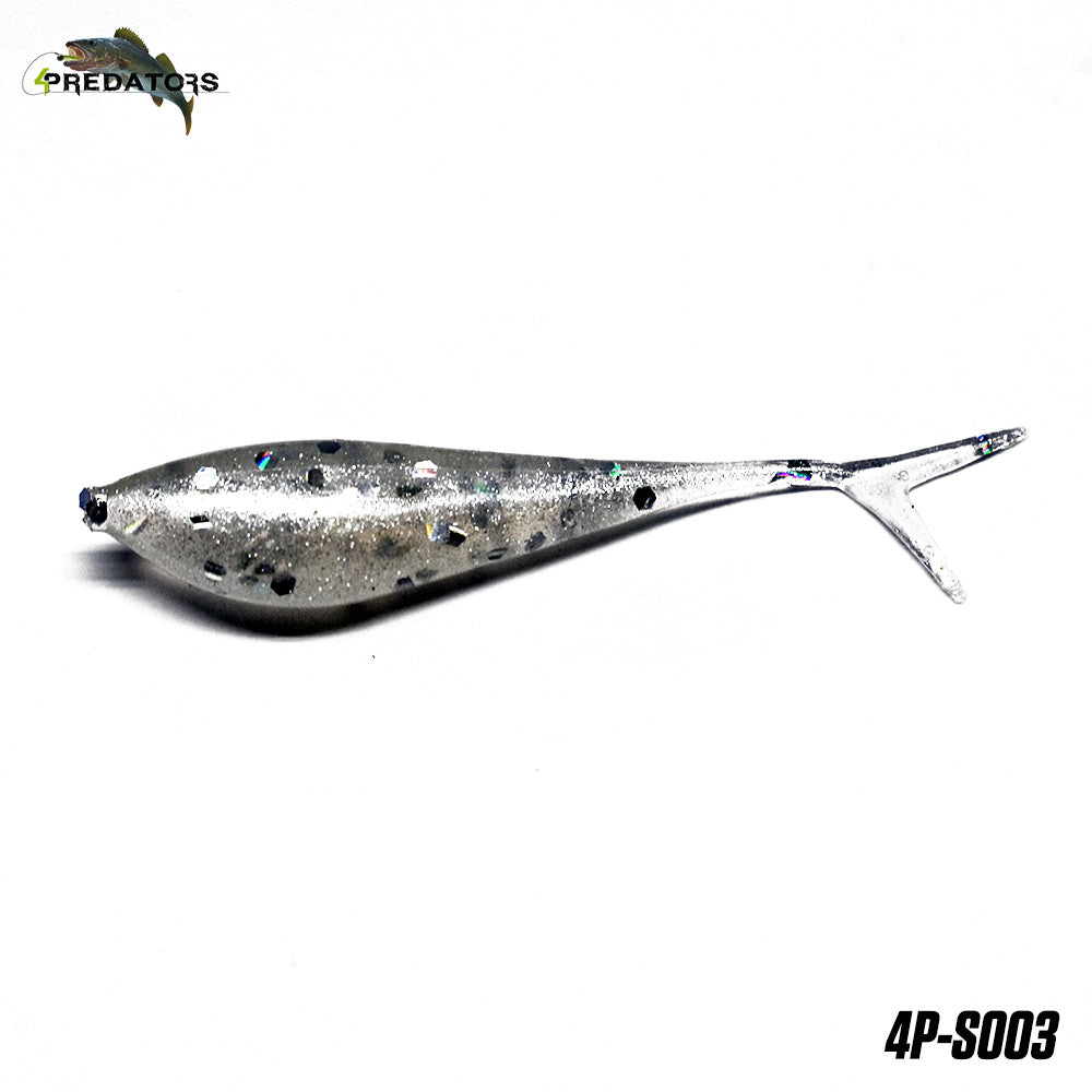 Shad Split Tail 4Predators Fork Shad S003 4cm 15buc