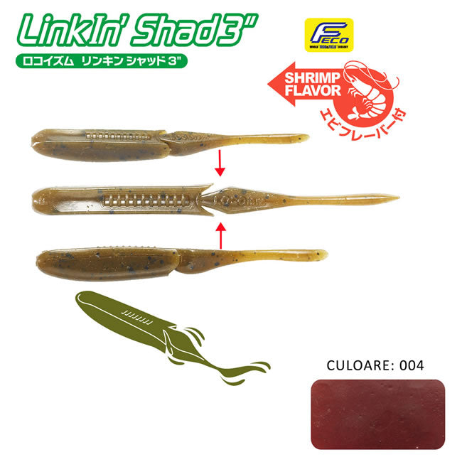 Shad Tiemco Linkin Shad 12.5cm, 004, 5buc/plic