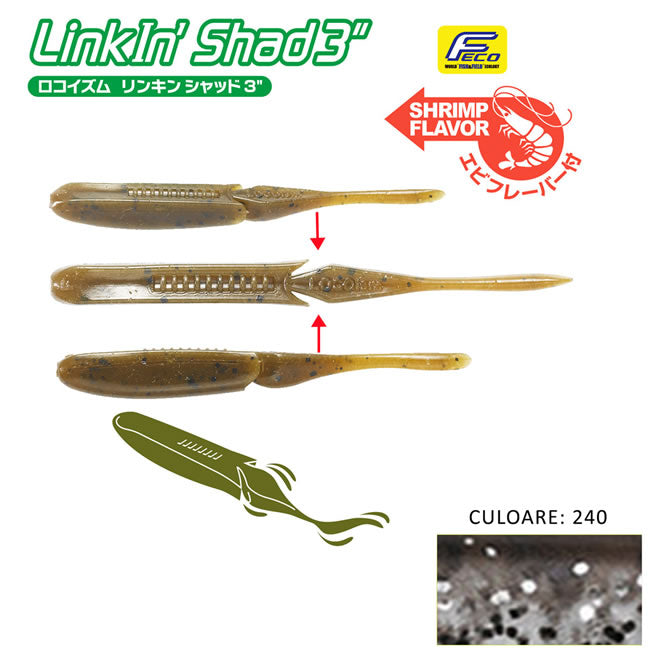 Shad Tiemco Linkin Shad 12.5cm, 240, 5buc/plic