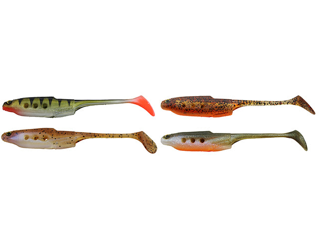 Shad WESTIN PLASTIC HOLLOWTEEZ 9CM 4GR CLEAR WATER MIX 4BUC