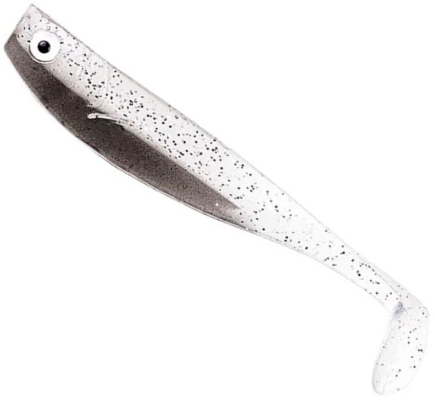 Shad Zeck Zander Gummi, Rauch Glitter, 9cm, 3buc/plic 
