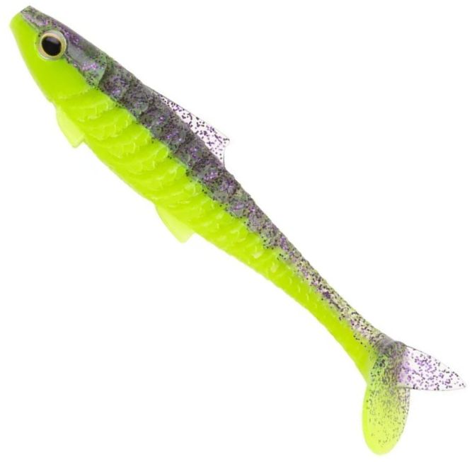 Shand ZECK Baby Rippler, Purple Chartreuse, 7g, 10cm, 4buc/pac